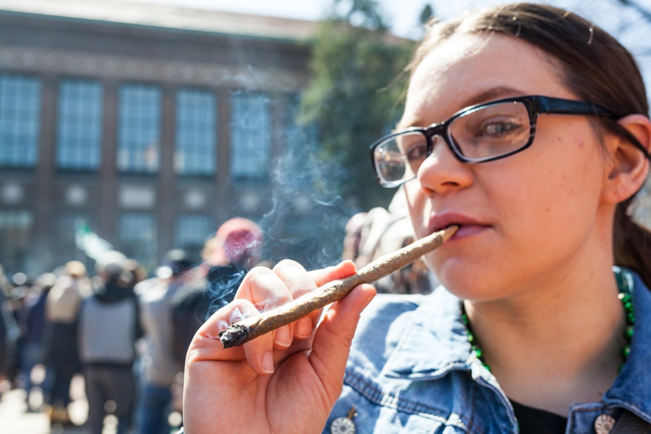 All the beautiful stoners we saw at Hash Bash 2017