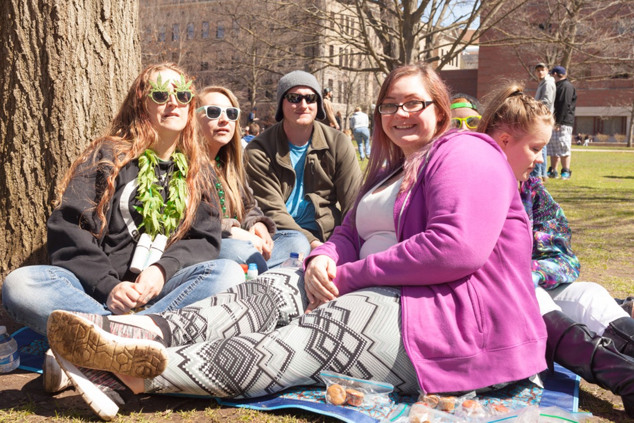 All the beautiful stoners we saw at Hash Bash 2017