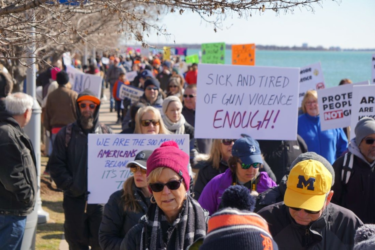 All the best signs we saw at March for our Lives in downtown Detroit