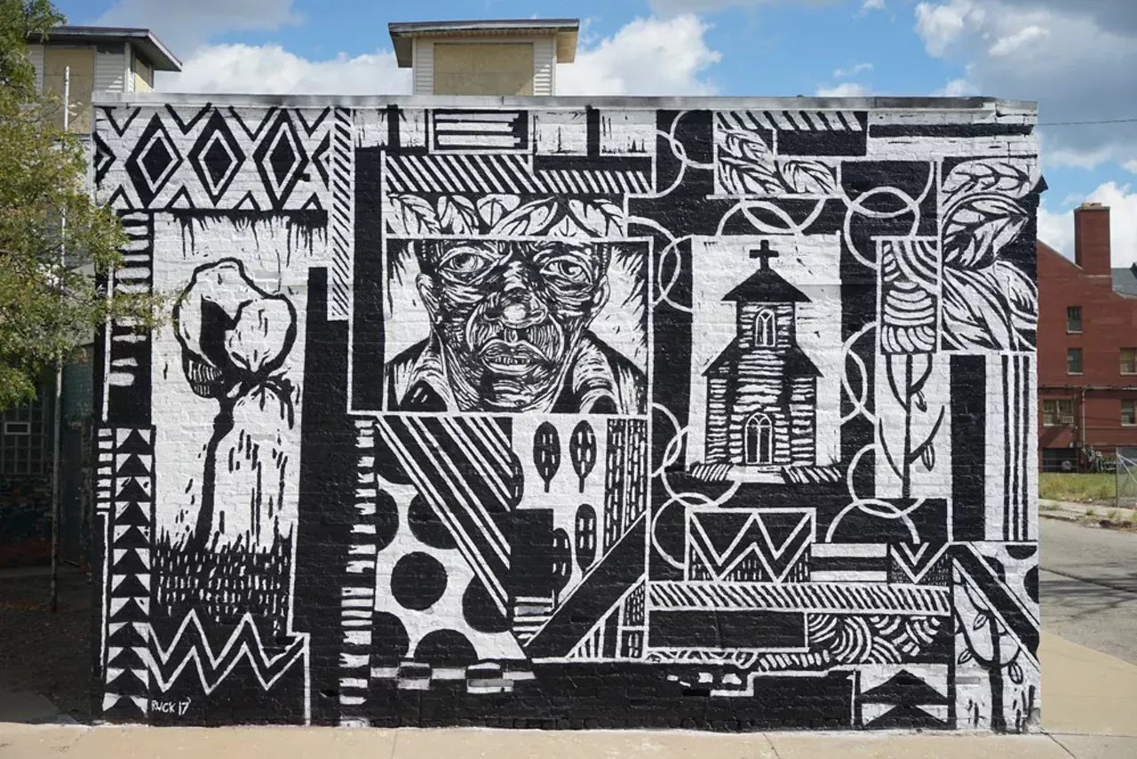 Image: All the completed murals from Murals in the Market 2017