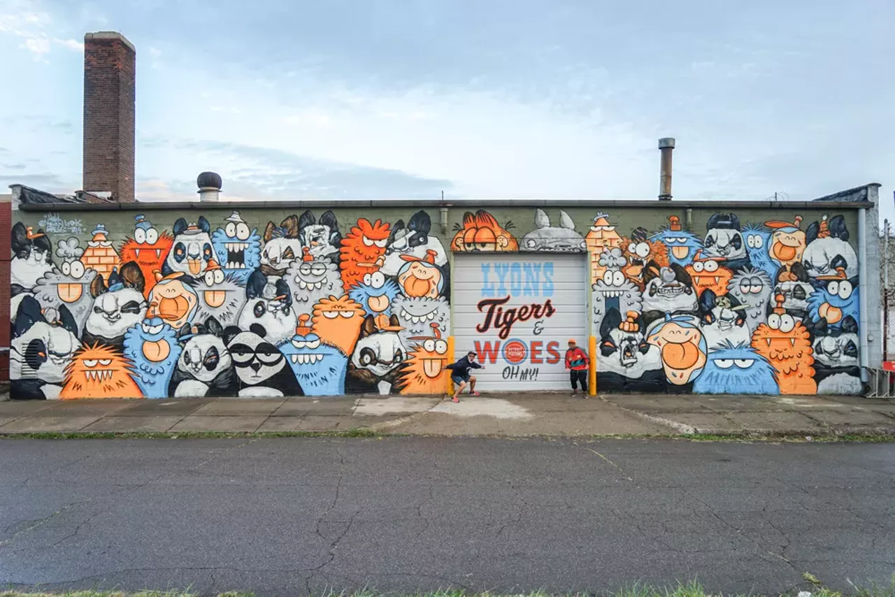 Image: All the completed murals from Murals in the Market 2017