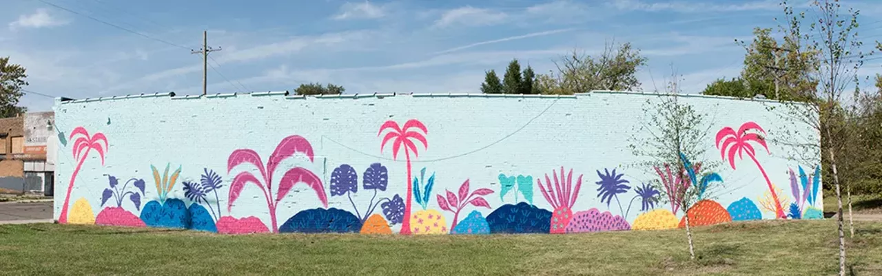 Image: All the completed murals from Murals in the Market 2017