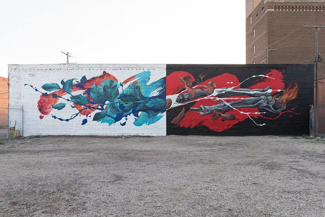 Image: All the completed murals from Murals in the Market 2017