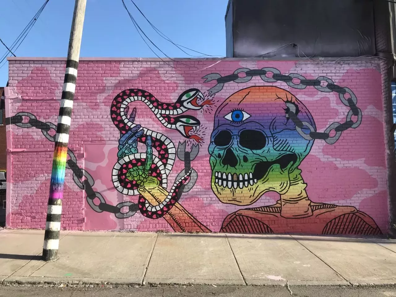 Image: All the completed murals from Murals in the Market 2017