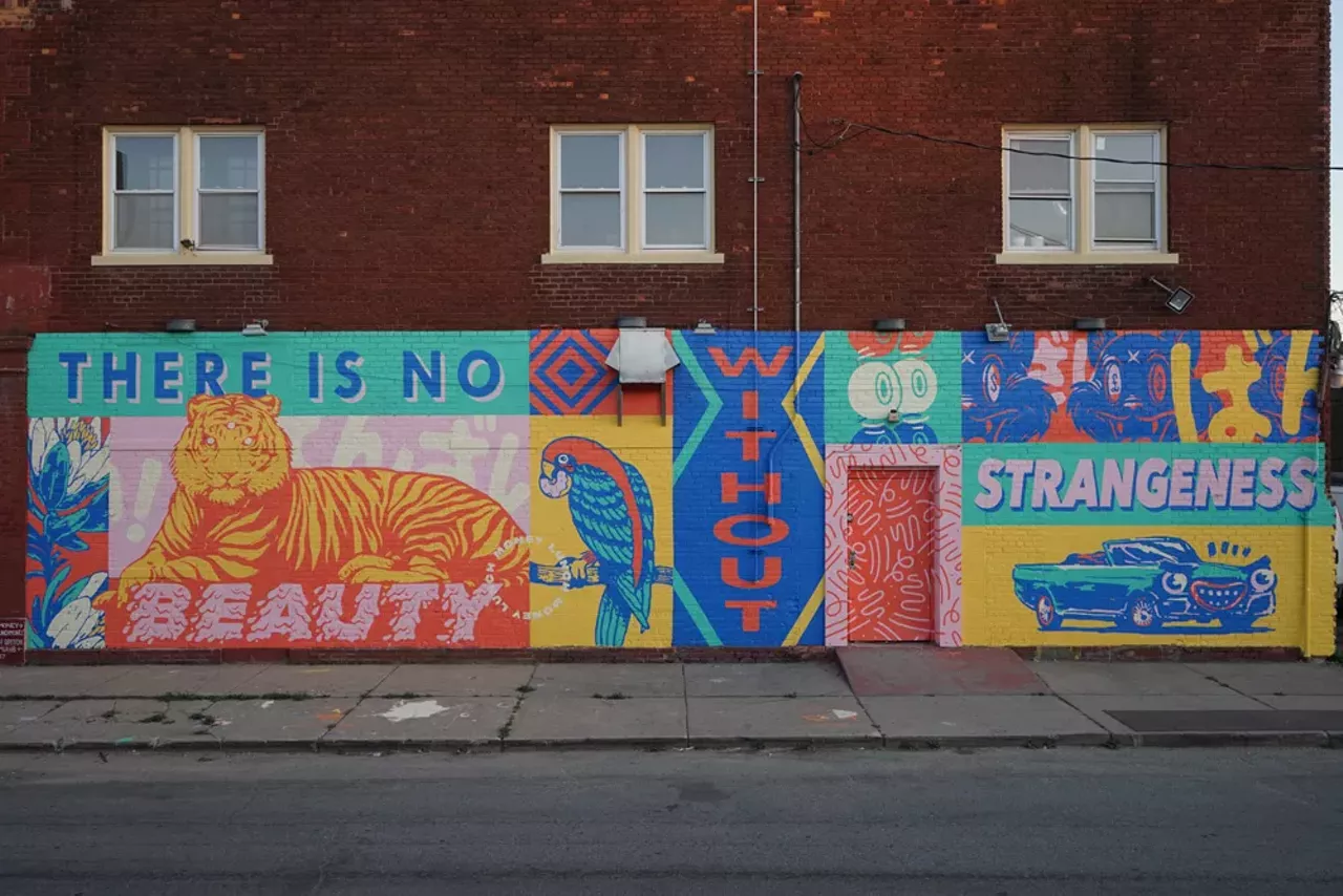 Image: All the completed murals from Murals in the Market 2017