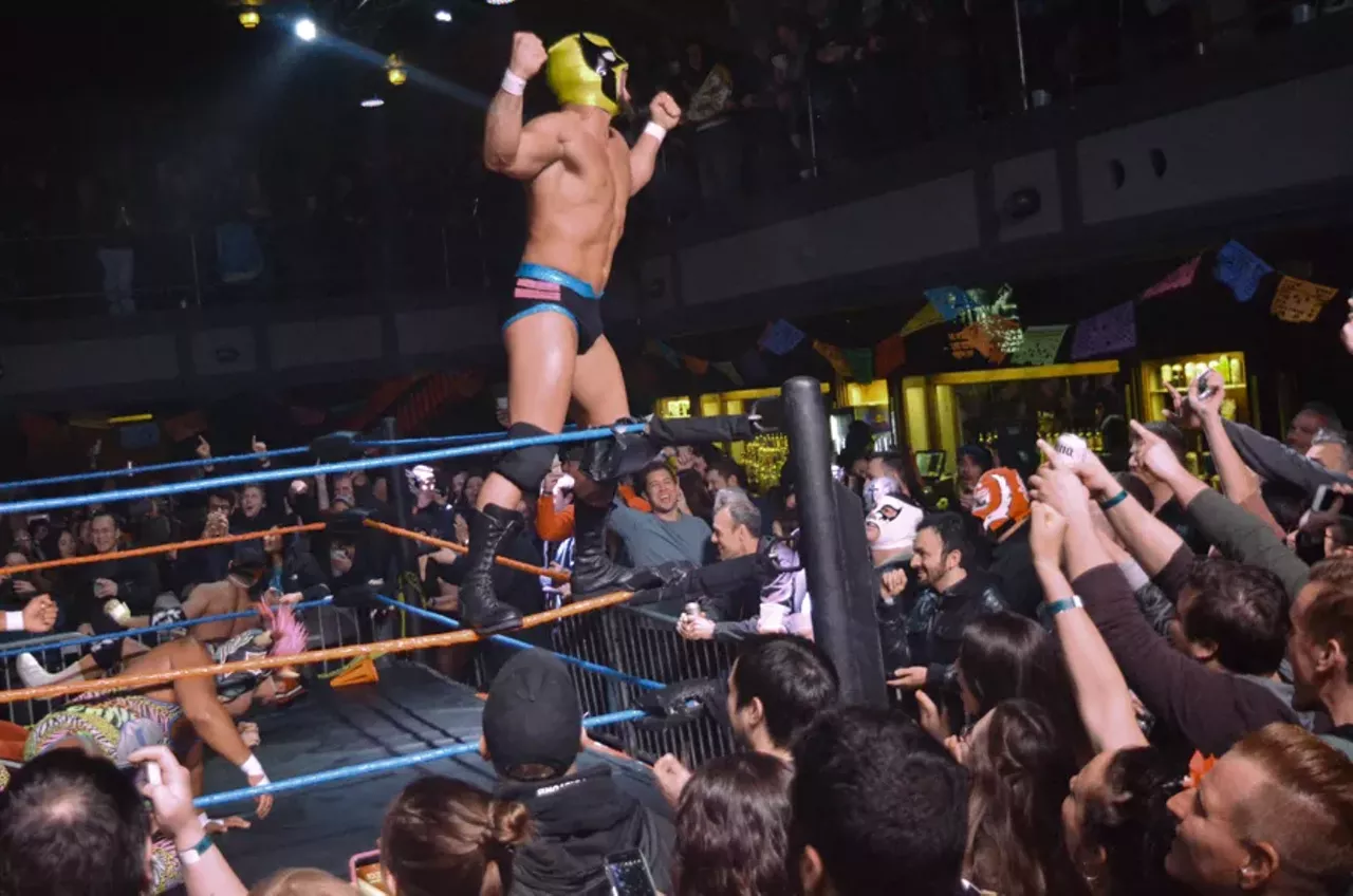 Image: All the crazy people we saw at Ooh La La Lucha @ St. Andrews Hall