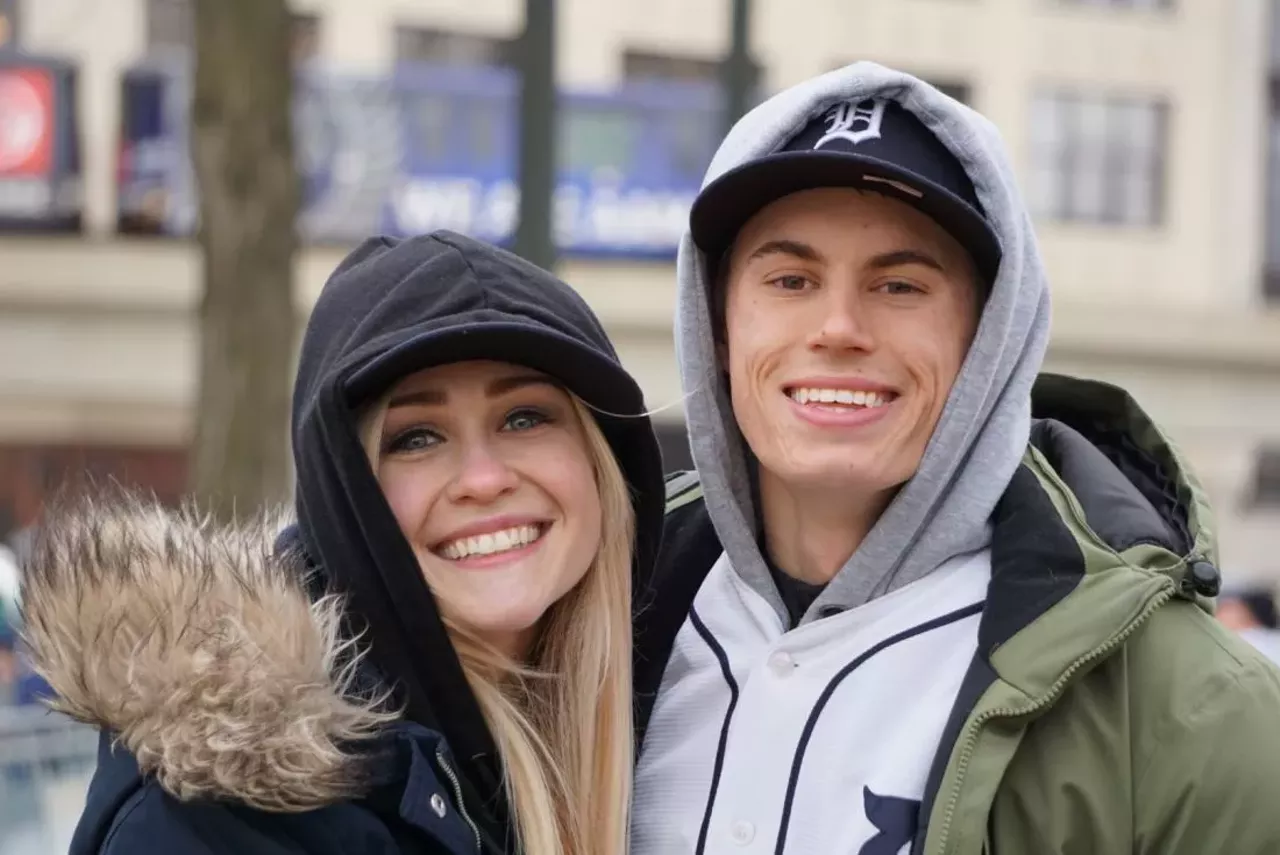 Image: All the Detroit Tigers fans we saw at Opening Day