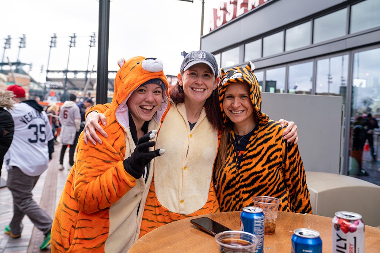 All the Detroit Tigers fans we saw celebrating Opening Day 2022