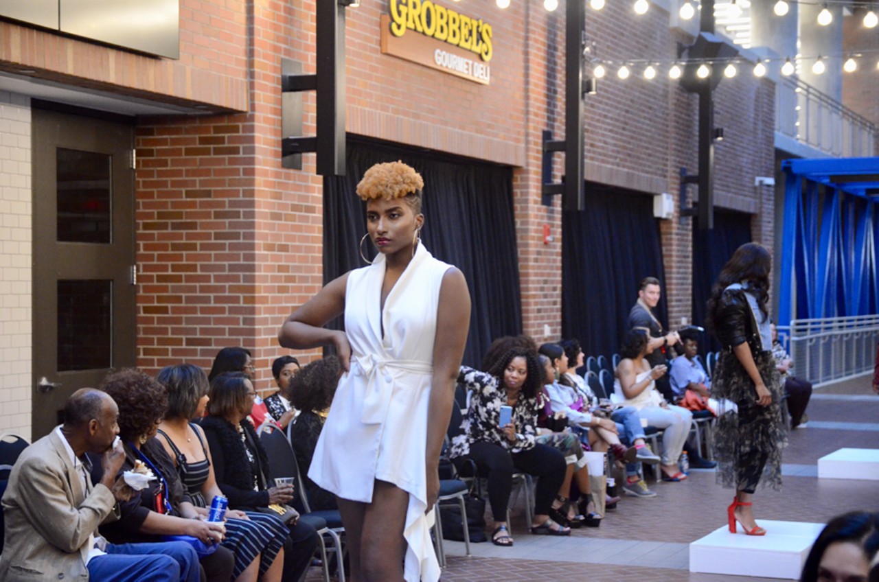 All the fashionable people we saw at the Social Runway at Ford Field