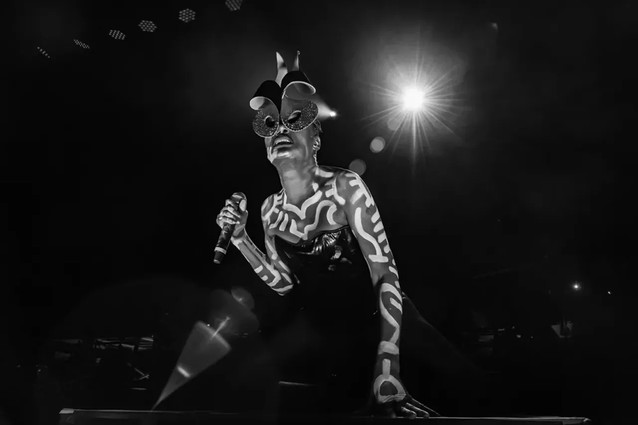 Image: All the fierce looks served at Grace Jones' show at Detroit's Masonic Temple