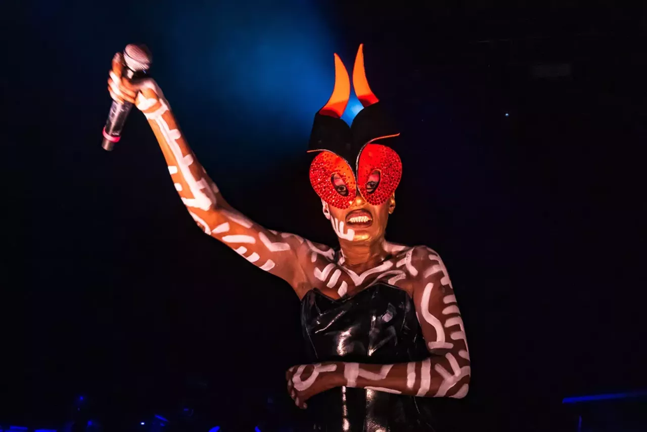 Image: All the fierce looks served at Grace Jones' show at Detroit's Masonic Temple
