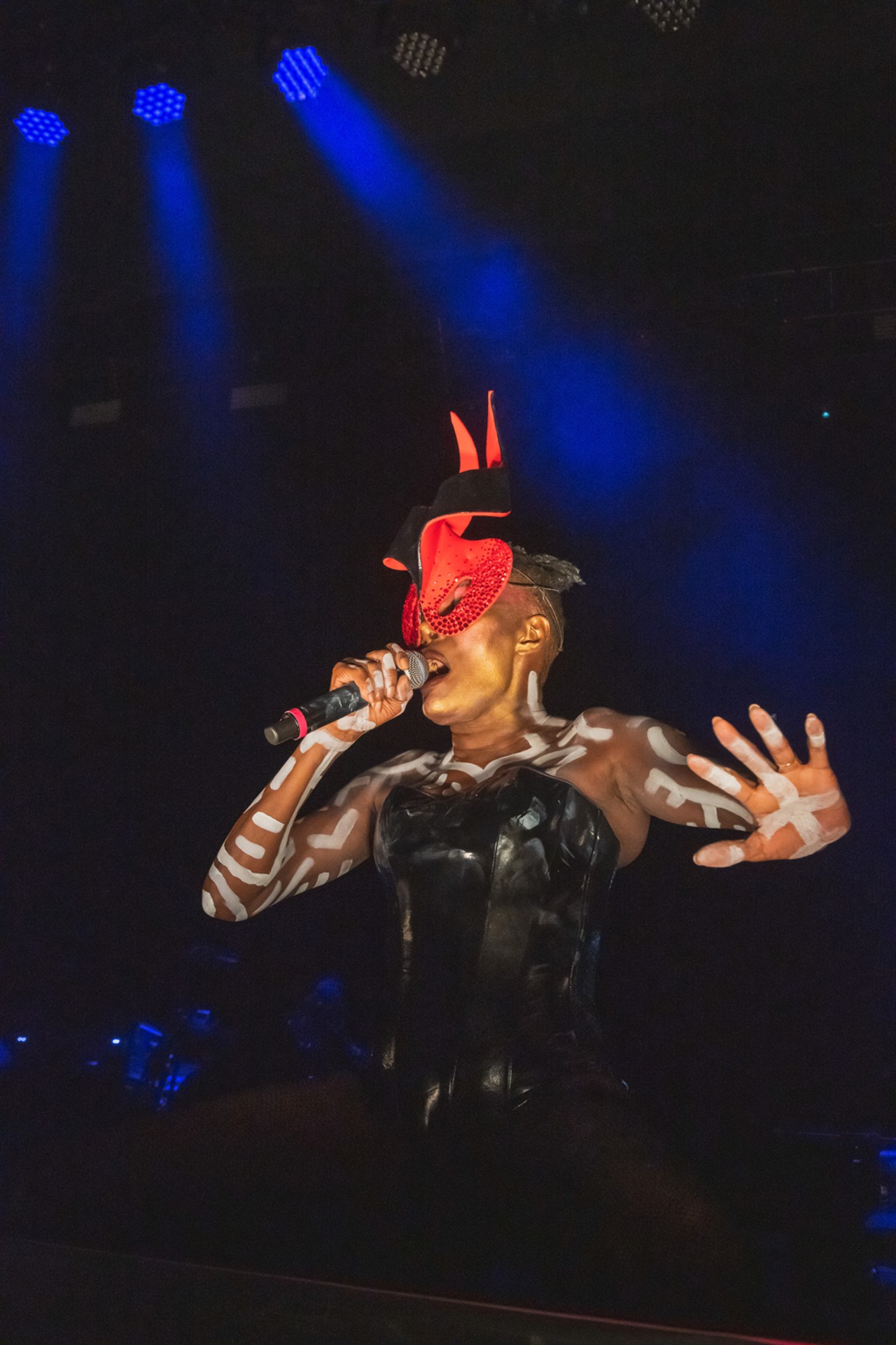 All the fierce looks served at Grace Jones' show at Detroit's Masonic Temple