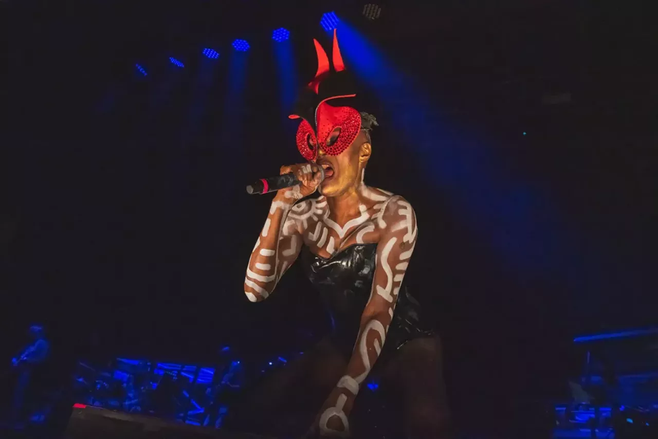 Image: All the fierce looks served at Grace Jones' show at Detroit's Masonic Temple