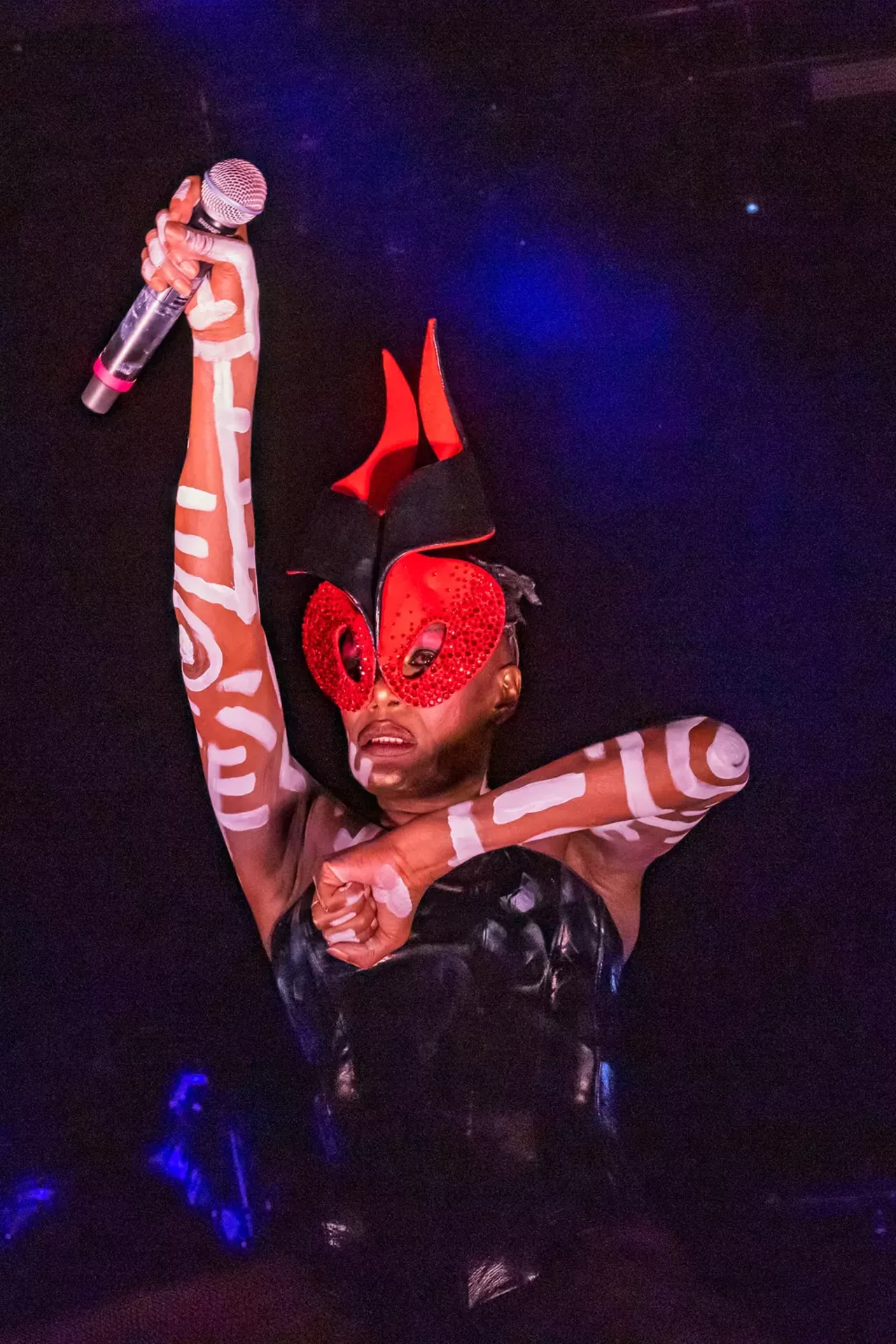 Image: All the fierce looks served at Grace Jones' show at Detroit's Masonic Temple