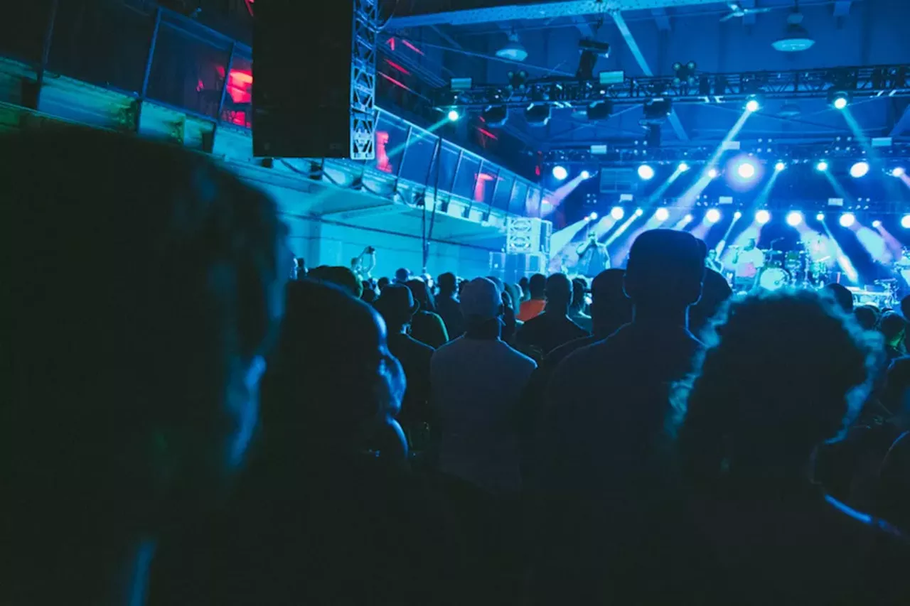 Image: All the funky people we saw at the Roots and Slum Village at the Russell Industrial Center