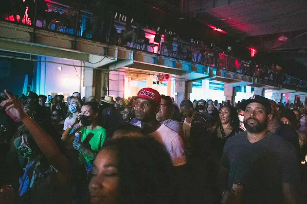 Image: All the funky people we saw at the Roots and Slum Village at the Russell Industrial Center