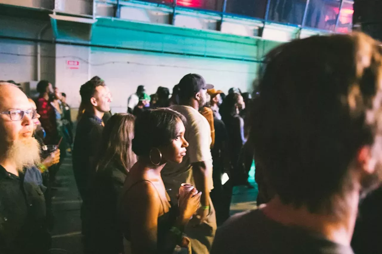 Image: All the funky people we saw at the Roots and Slum Village at the Russell Industrial Center
