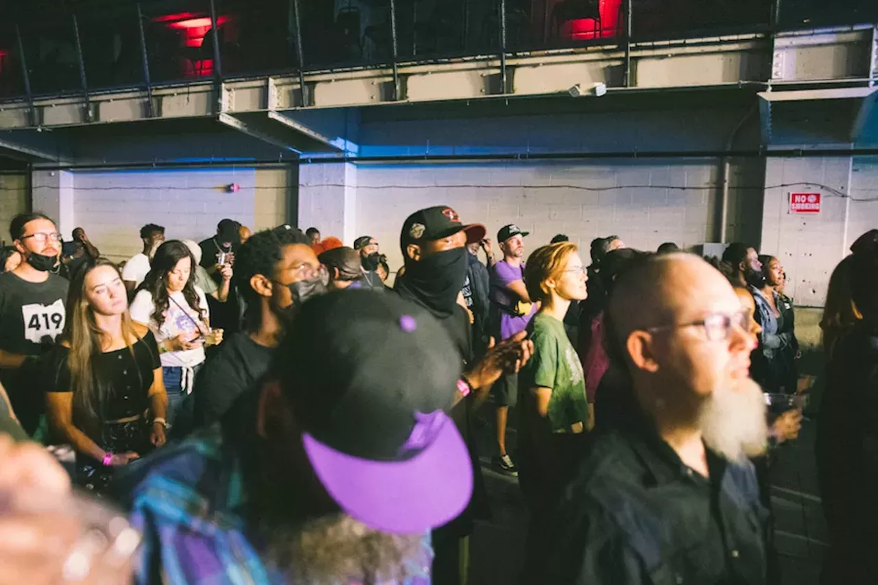 Image: All the funky people we saw at the Roots and Slum Village at the Russell Industrial Center
