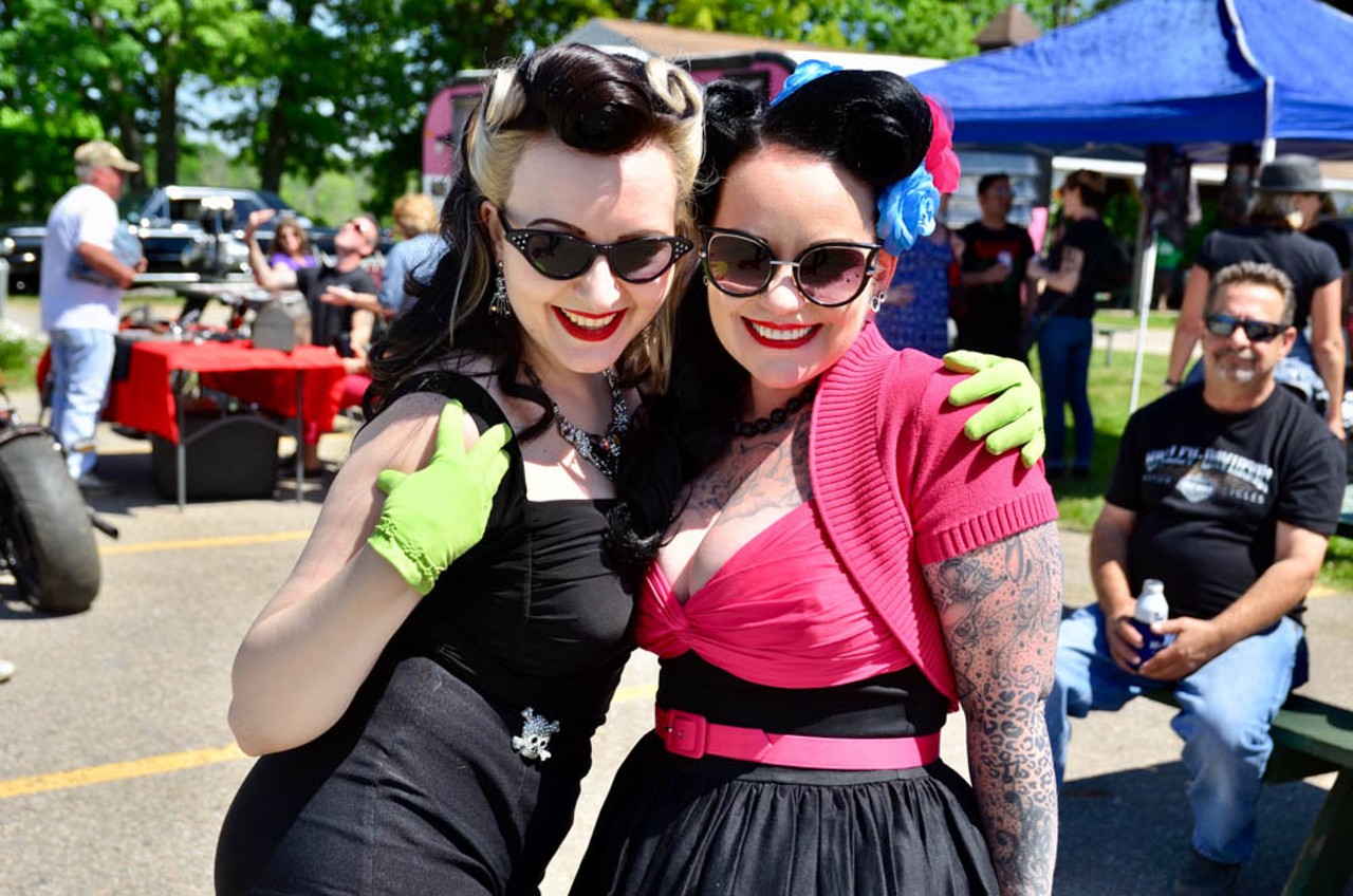 All the hot rods and pin up girls we saw at Sins Of Steel