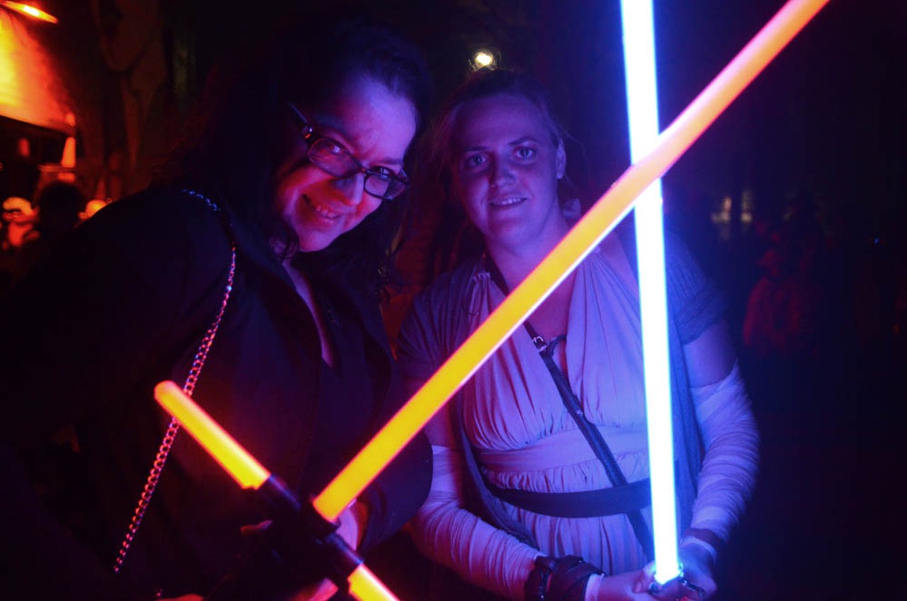 All the Jedi and smugglers we saw at Tangent Gallery's Space Dive