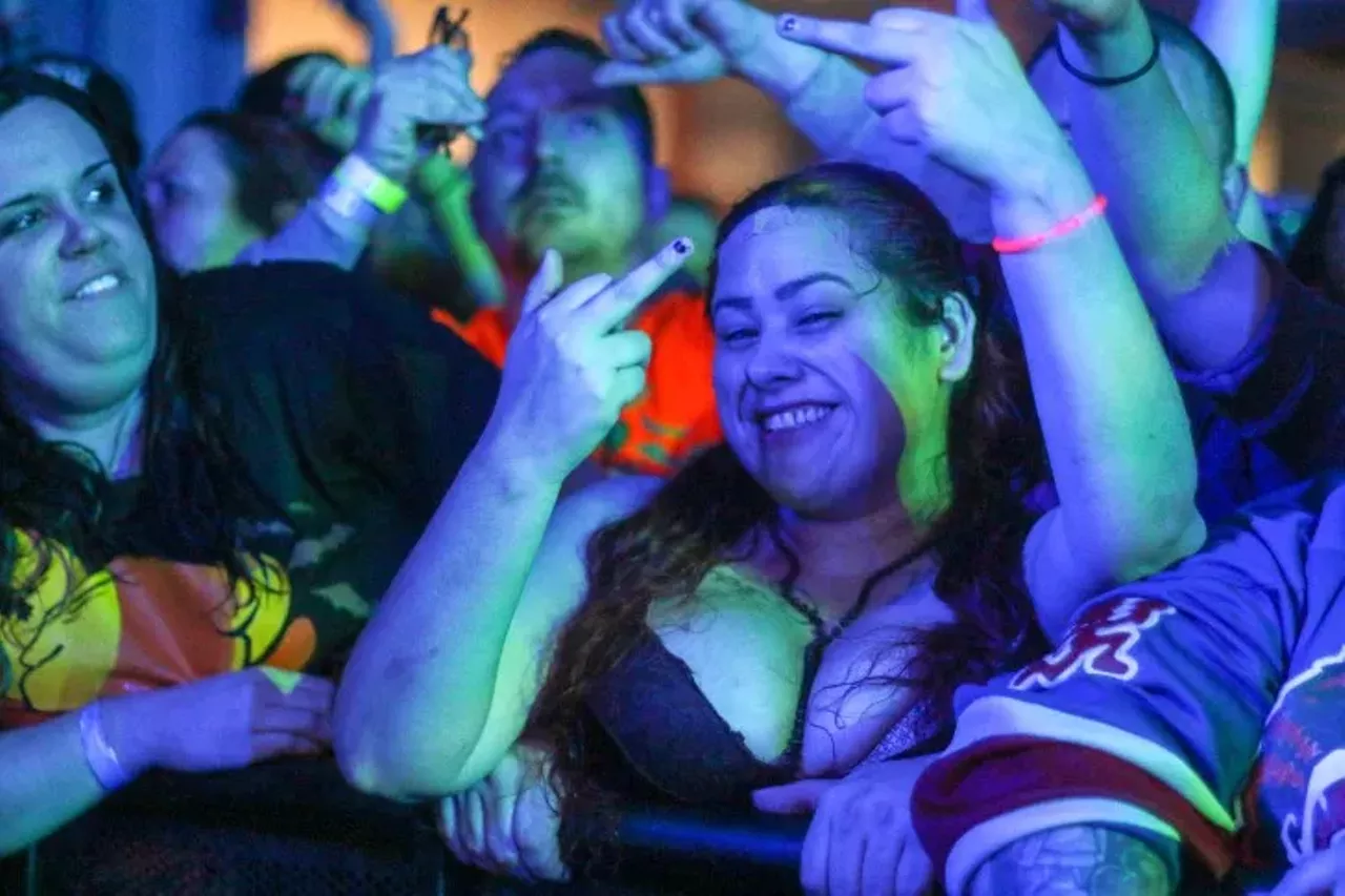 Image: All the juggalos we saw at ICP's 25th annual Hallowicked show in Detroit
