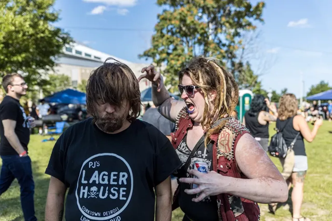 Image: All the lovely punks we saw at the fourth annual Punk Rock BBQ at Detroit's Core Park
