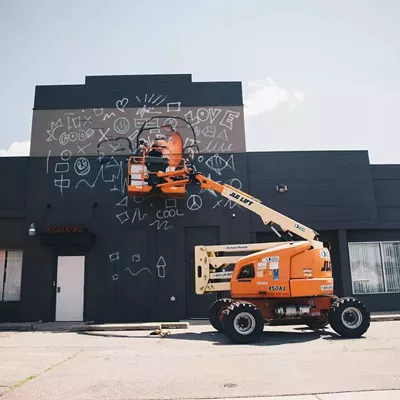 Image: All the mural magic we saw at Detroit's inaugural BLKOUT Walls mural festival