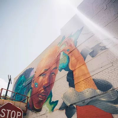 Image: All the mural magic we saw at Detroit's inaugural BLKOUT Walls mural festival