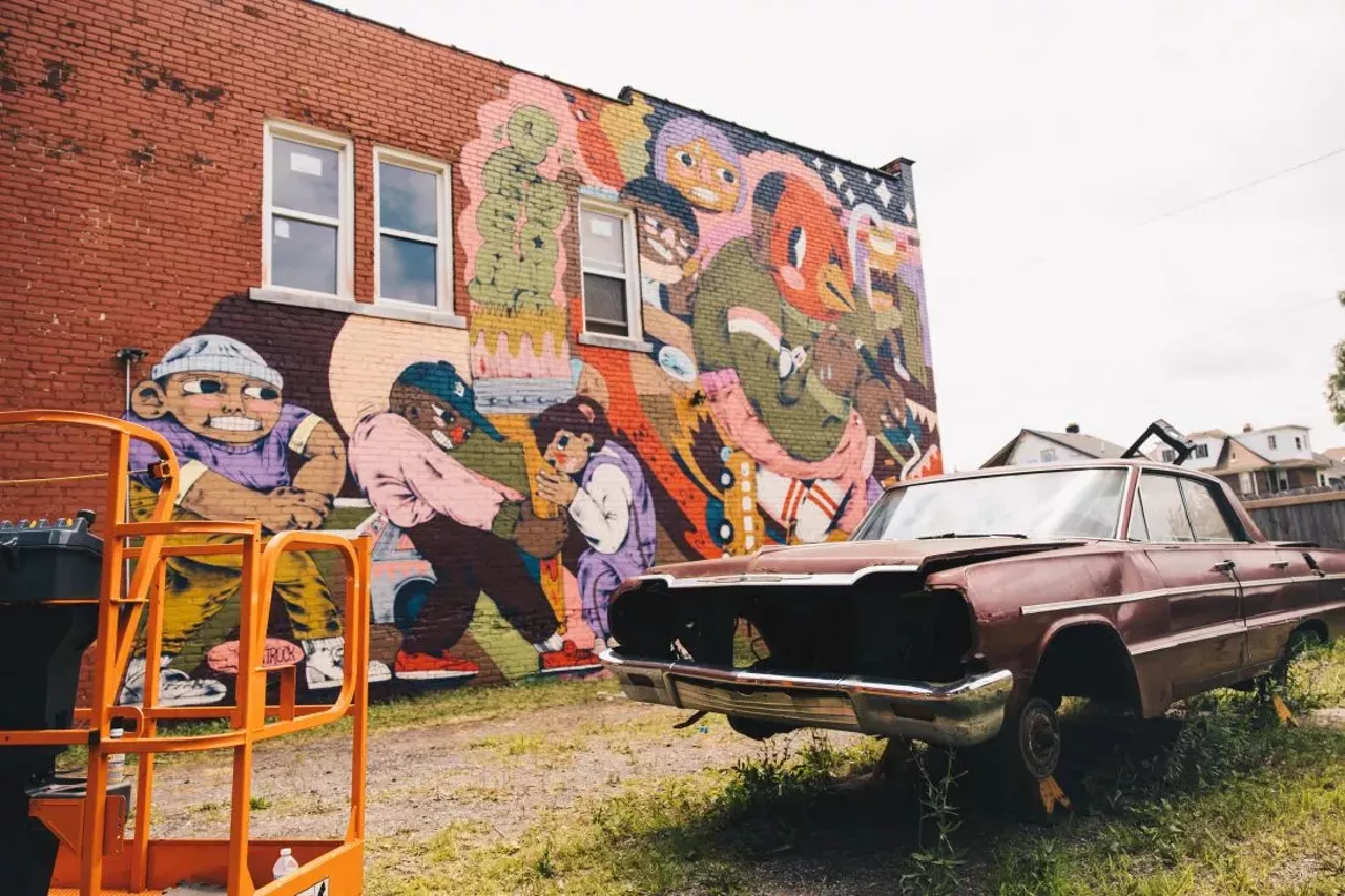 Image: All the mural magic we saw at Detroit's inaugural BLKOUT Walls mural festival