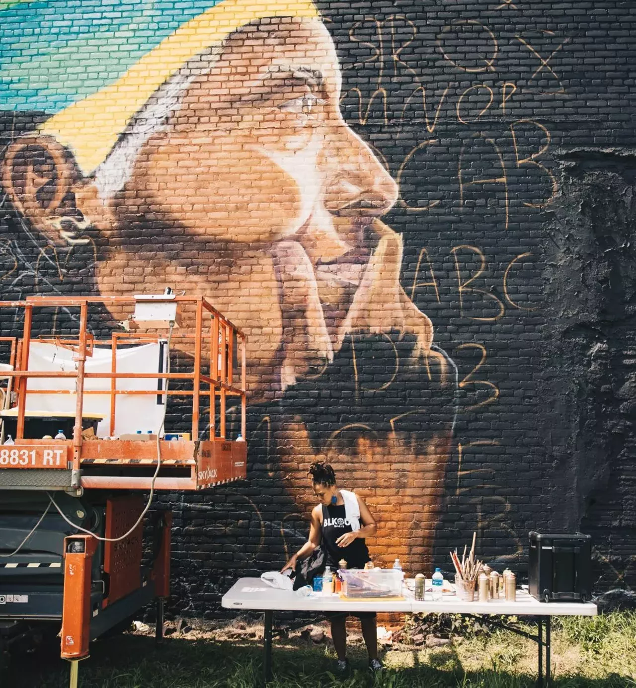 Image: All the mural magic we saw at Detroit's inaugural BLKOUT Walls mural festival