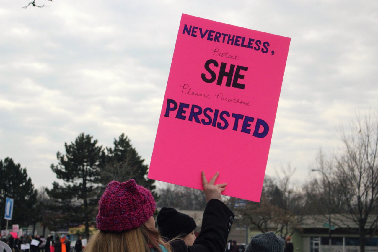 All the nasty women we saw @ the Planned Parenthood protests