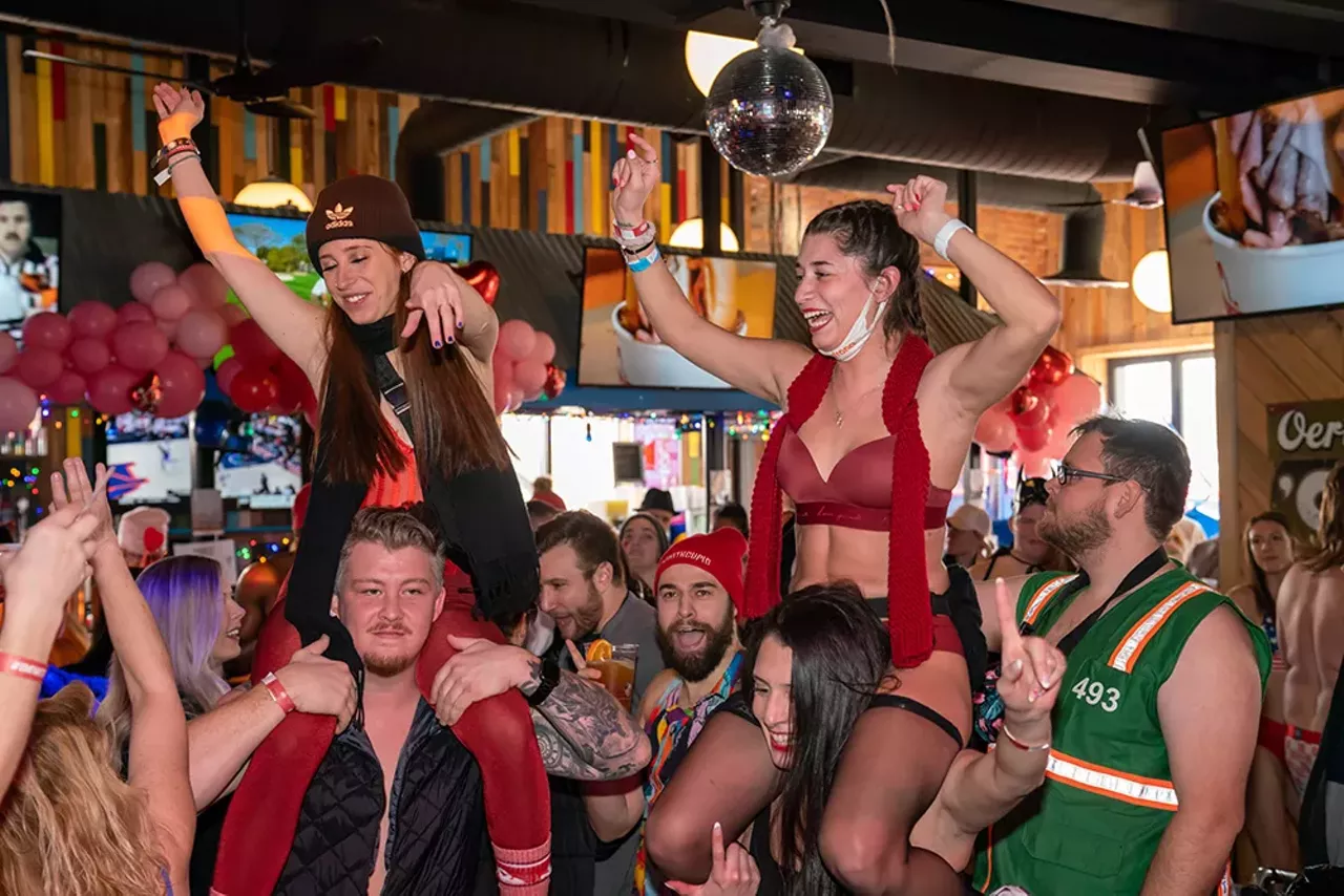 Image: All the nearly naked people we saw during Cupid's Undie Run Detroit 2022