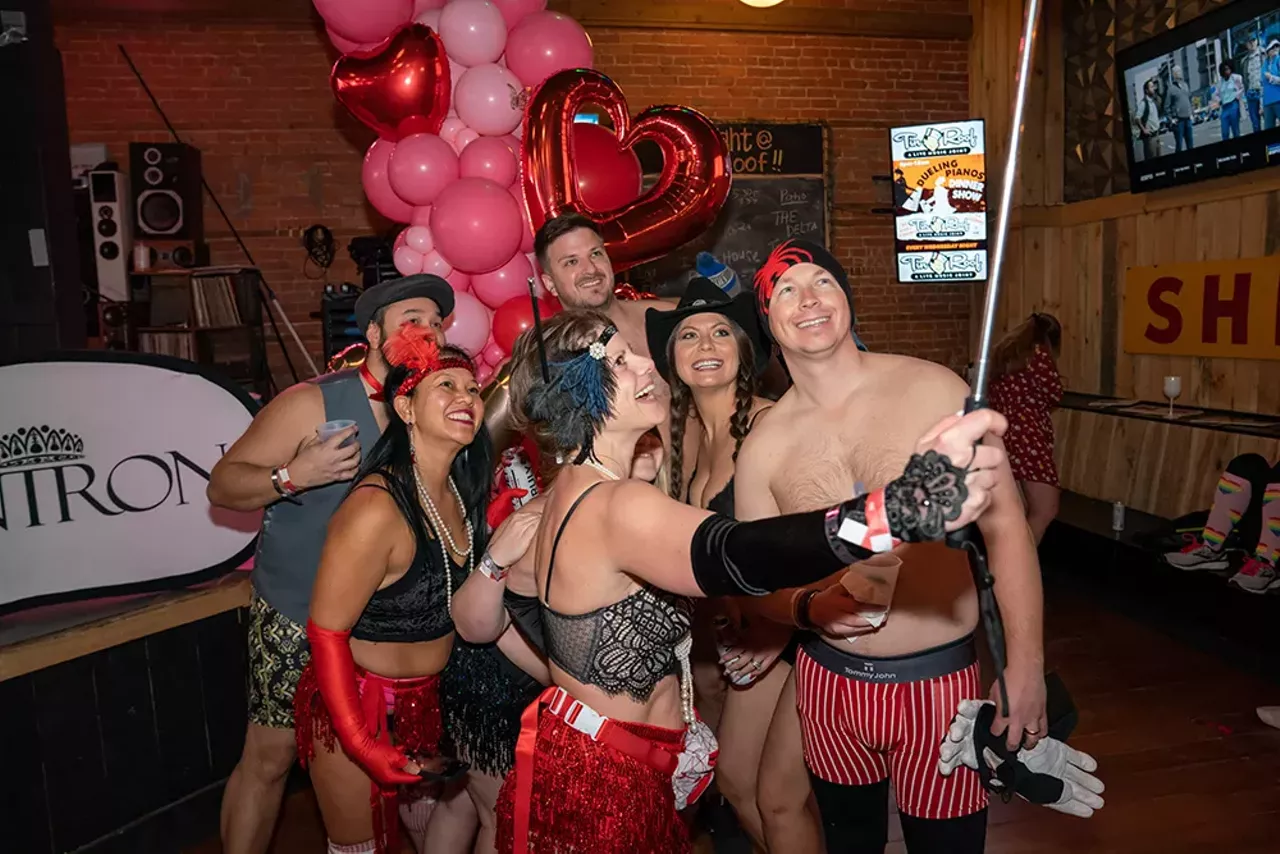 Image: All the nearly naked people we saw during Cupid's Undie Run Detroit 2022