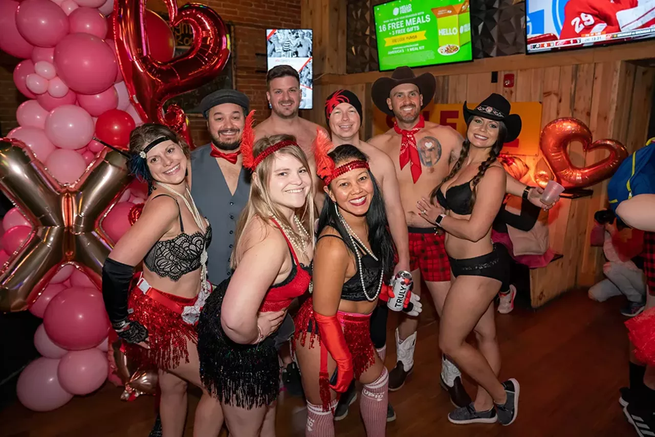 Image: All the nearly naked people we saw during Cupid's Undie Run Detroit 2022