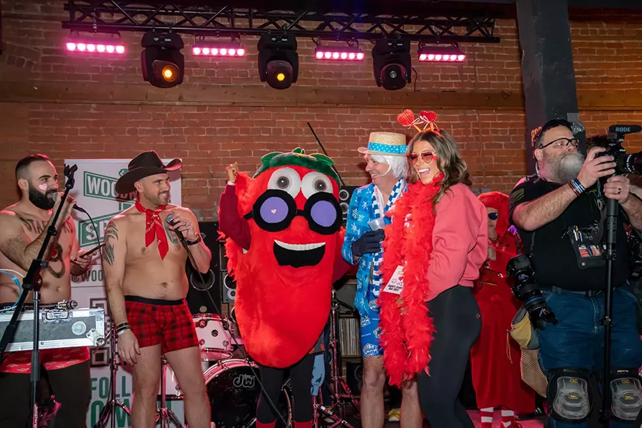 Image: All the nearly naked people we saw during Cupid's Undie Run Detroit 2022