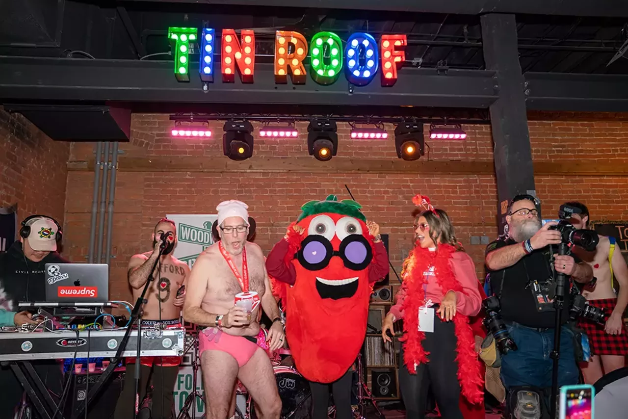 Image: All the nearly naked people we saw during Cupid's Undie Run Detroit 2022