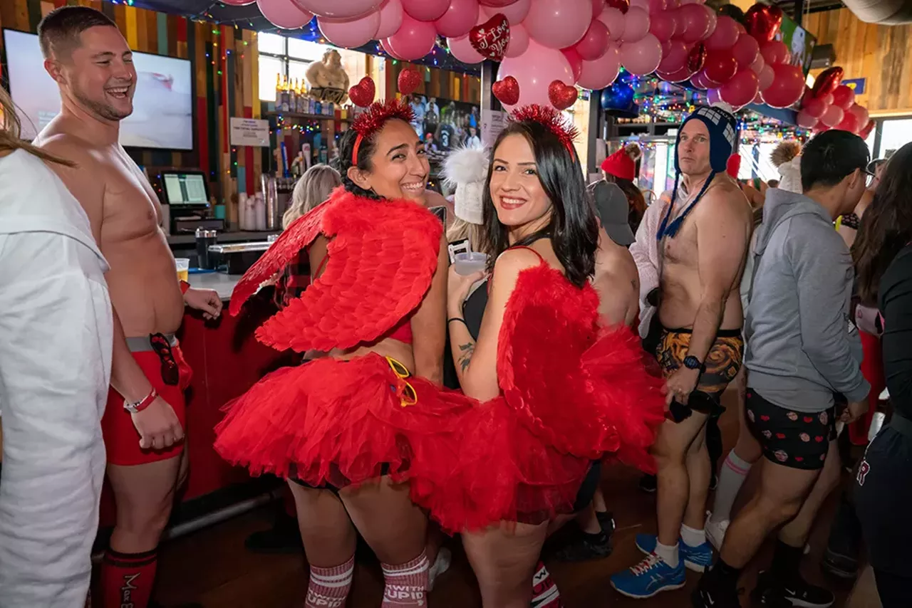 Image: All the nearly naked people we saw during Cupid's Undie Run Detroit 2022