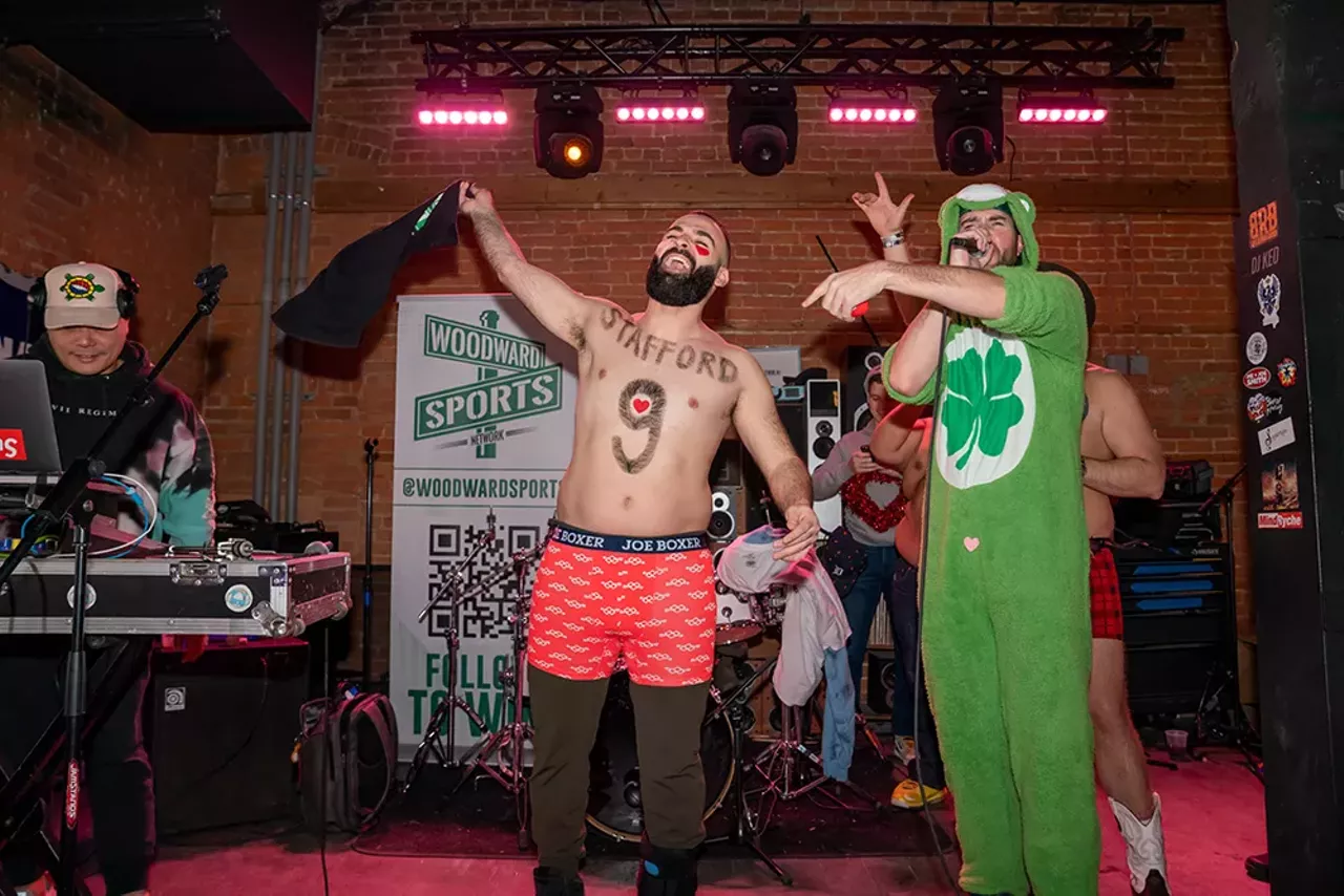 Image: All the nearly naked people we saw during Cupid's Undie Run Detroit 2022