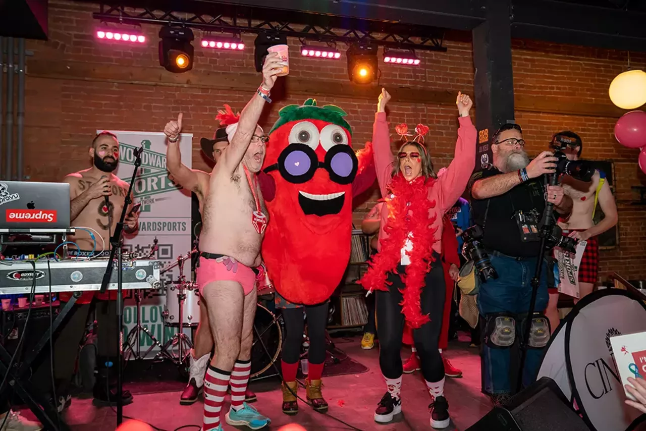 Image: All the nearly naked people we saw during Cupid's Undie Run Detroit 2022