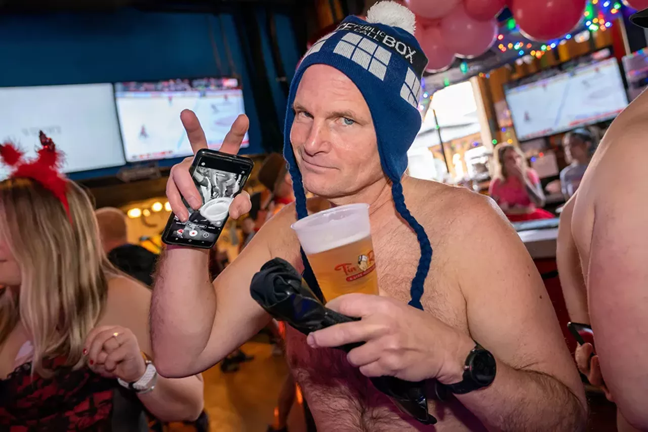 Image: All the nearly naked people we saw during Cupid's Undie Run Detroit 2022