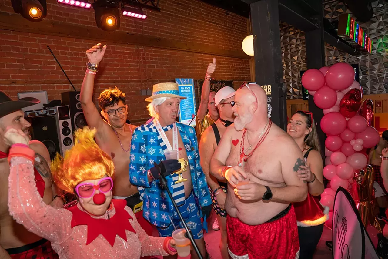 Image: All the nearly naked people we saw during Cupid's Undie Run Detroit 2022