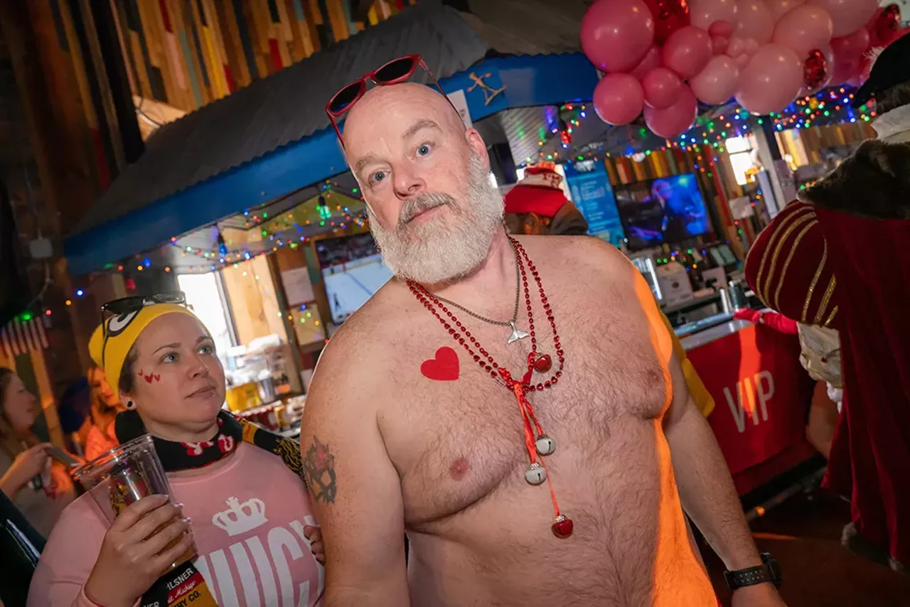 Image: All the nearly naked people we saw during Cupid's Undie Run Detroit 2022