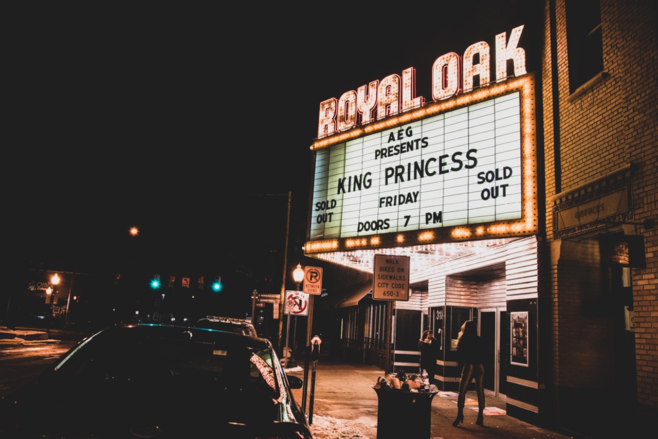 All the royalty we saw at the King Princess show at the Royal Oak Music Theatre