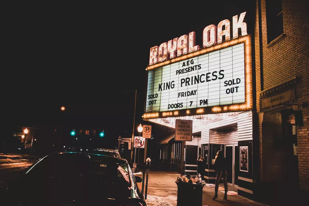 Image: All the royalty we saw at the King Princess show at the Royal Oak Music Theatre