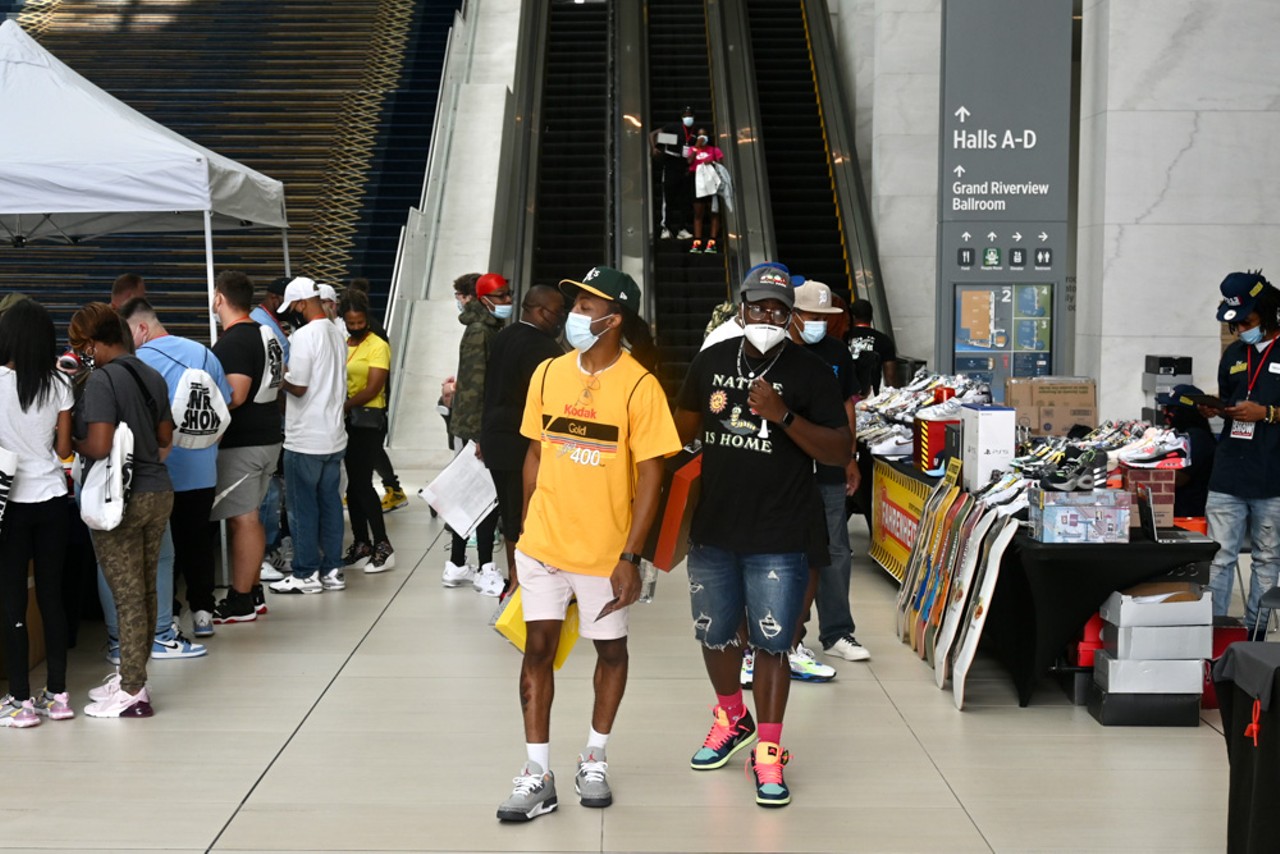 All the sneaker heads we saw at the SNKR Show at Detroit's TCF Center