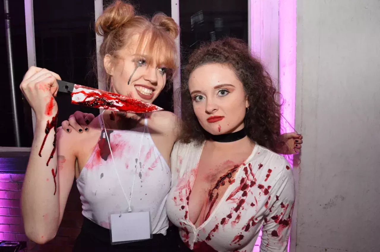 Image: All the spooky people we saw at Beautiful Nightmares @ Rusas Printing