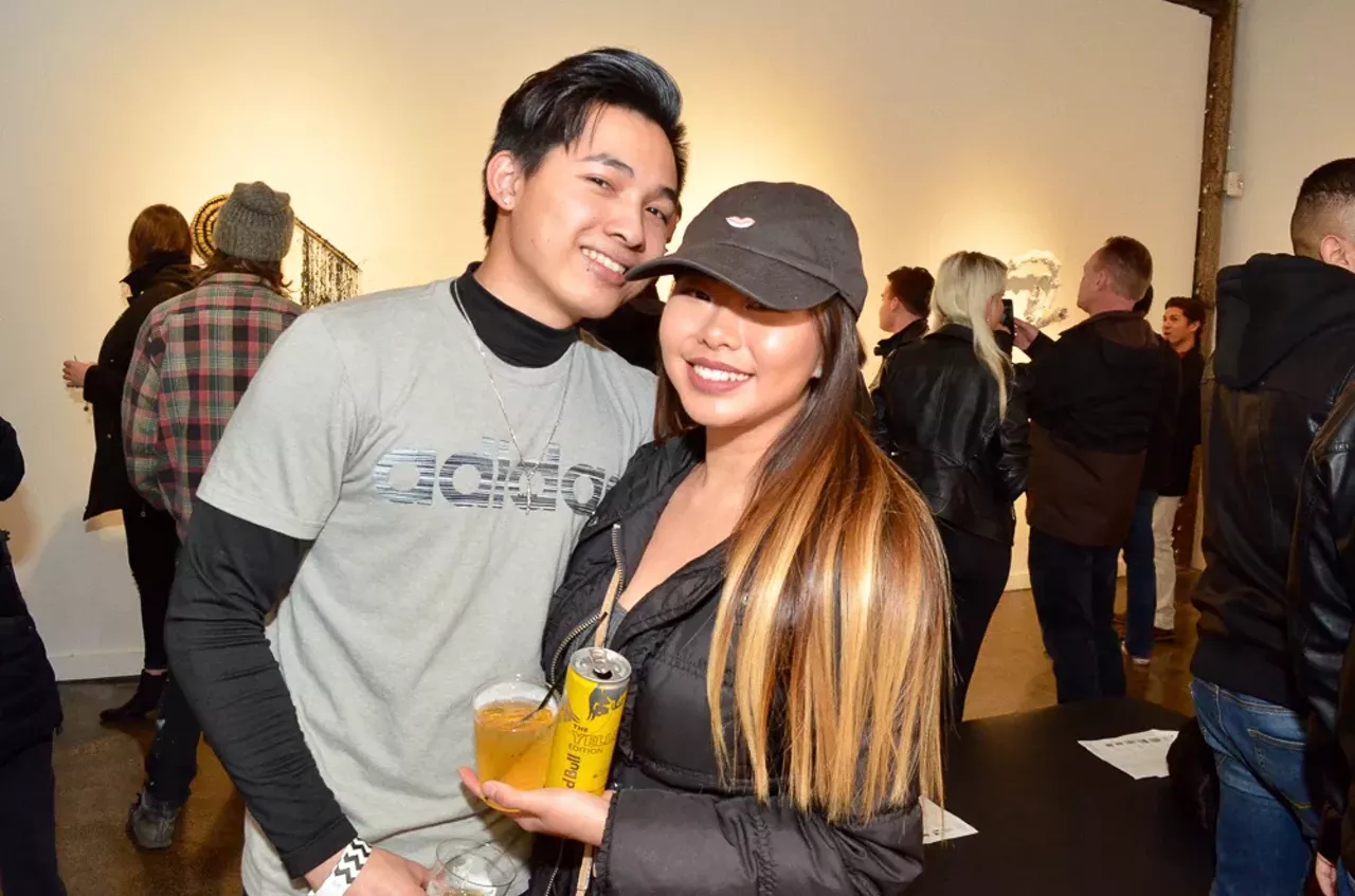 Image: All the super hip people we saw at Red Bull House of Art's Resident Artist Exhibition
