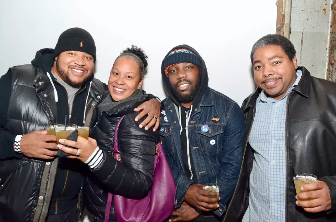 Image: All the super hip people we saw at Red Bull House of Art's Resident Artist Exhibition