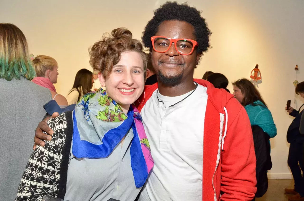 Image: All the super hip people we saw at Red Bull House of Art's Resident Artist Exhibition