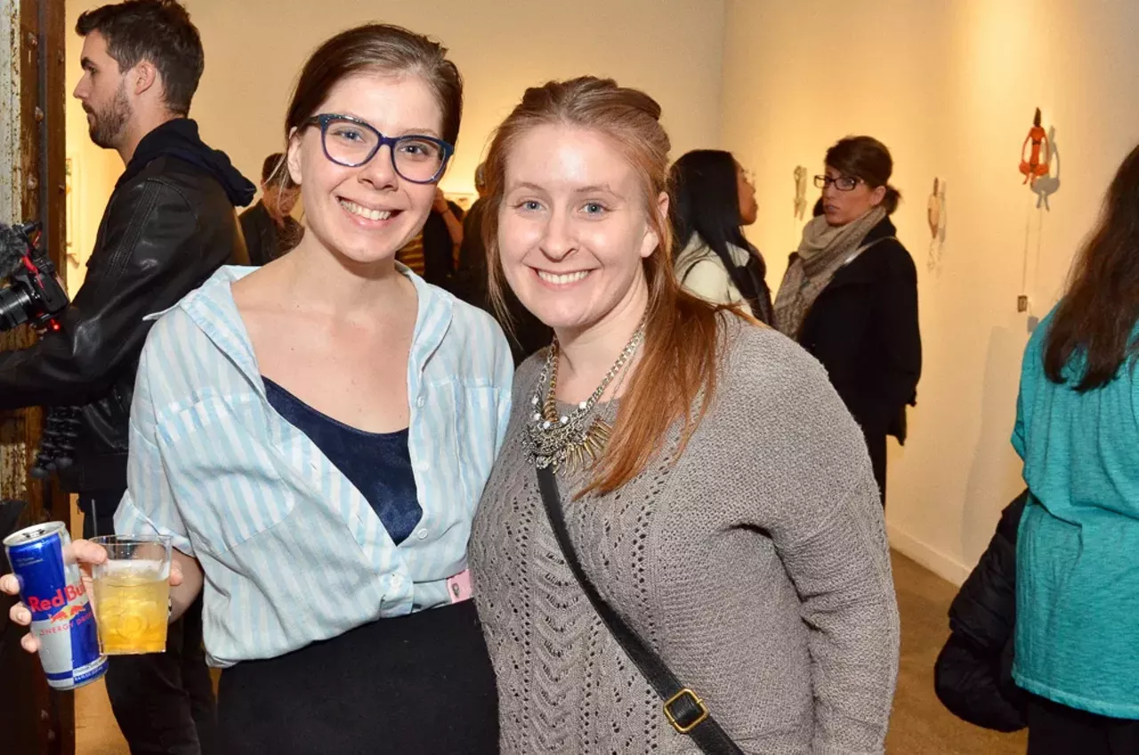 Image: All the super hip people we saw at Red Bull House of Art's Resident Artist Exhibition